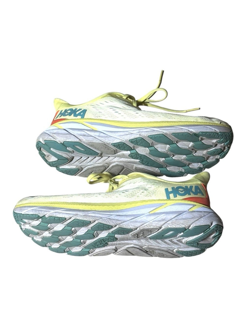 Hoka One One Clifton 8 Yellow Pear Sweet Corn women's size 9 Running Sneakers - Picture 9 of 13